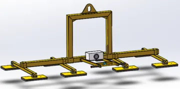 Foam-Pad Vacuum Lifter for Rough Surfaces - ET-ST-ROUGH-03 - view 1