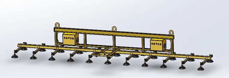 Single-Beam Twin-Pump Heavy-Duty Sheet Lifter - ET-SM-EX-97 - view 1