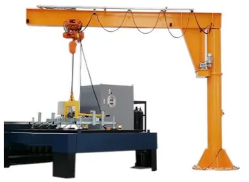 Electric Jib Crane Vacuum System with Powered Slewing - ETJSB-D1000-B3M - view 1