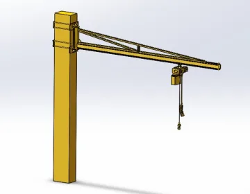 Wall-Mounted Jib Crane - ET-CR-WALL - view 1