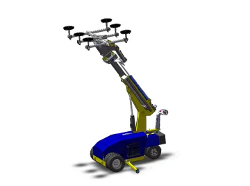 Wheeled Glass Lifting Robot - ET-GR-LEG-800S - view 1