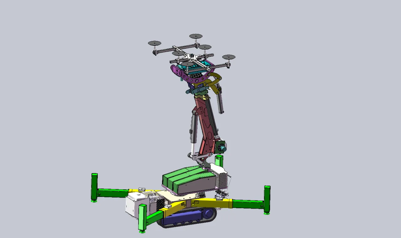 Series reference: ET-GR-LEG-ST1500 — Tracked Glass Lifting Robot.