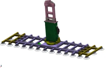 3-Tonne Multi-Pad Glass Vacuum Lifter - ET-GL-HD-3000 - view 1