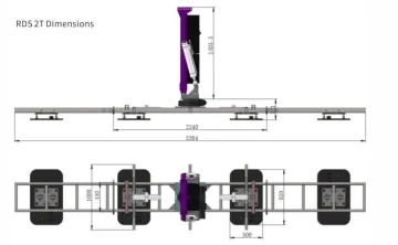 Heavy-Duty Glass Vacuum Lifter - RDS-2T - view 1